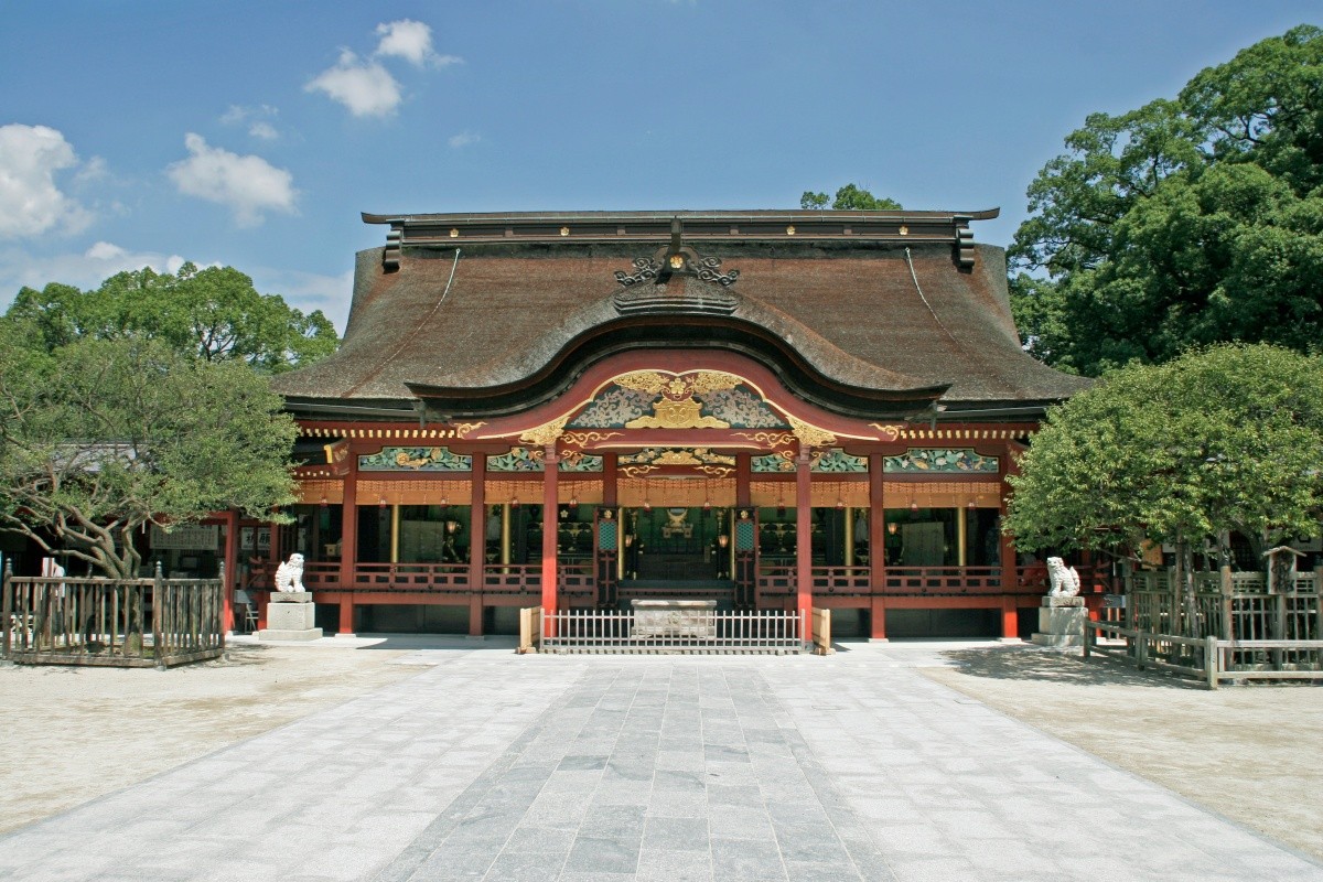 Visit of Daizaifu, Tenmangu Shrine